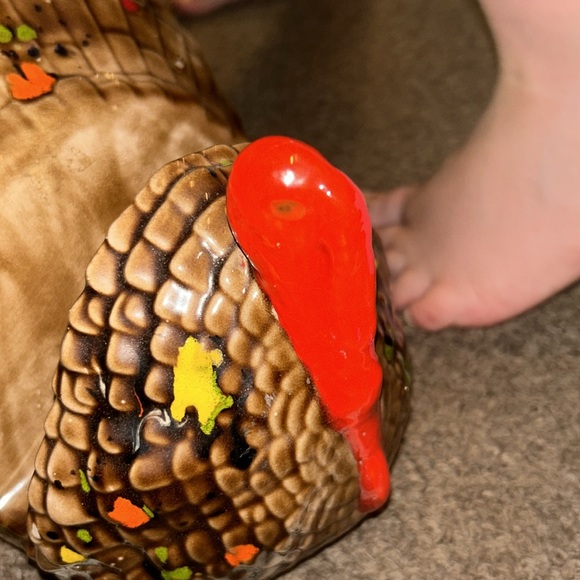 Vintage Ceramic Turkey 🦃 Napkin Holder - Picture 7 of 8